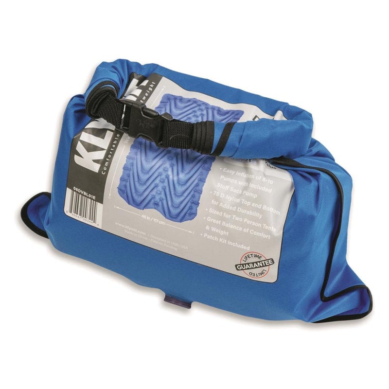 KLYMIT Double V Inflatable Sleeping Pad | Thick, Lightweight, Easy to Inflate, Foldable Air Bed Mattress for Camping & Backpacking - Image 3